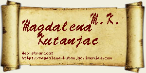 Magdalena Kutanjac vizit kartica